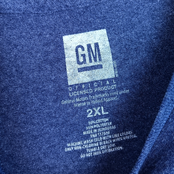 Pontiac Firebird Logo Men's T-Shirt 2XL Blue-Gray Graphic Print GM Licensed.  - Picture 4 of 9